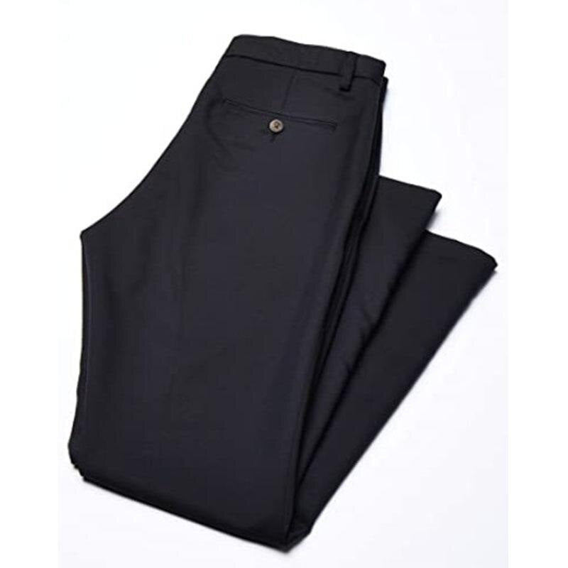 Trousers - Men's Slim Fit Stretch Smart Casual-Trousers-Chaps London-Chaps London