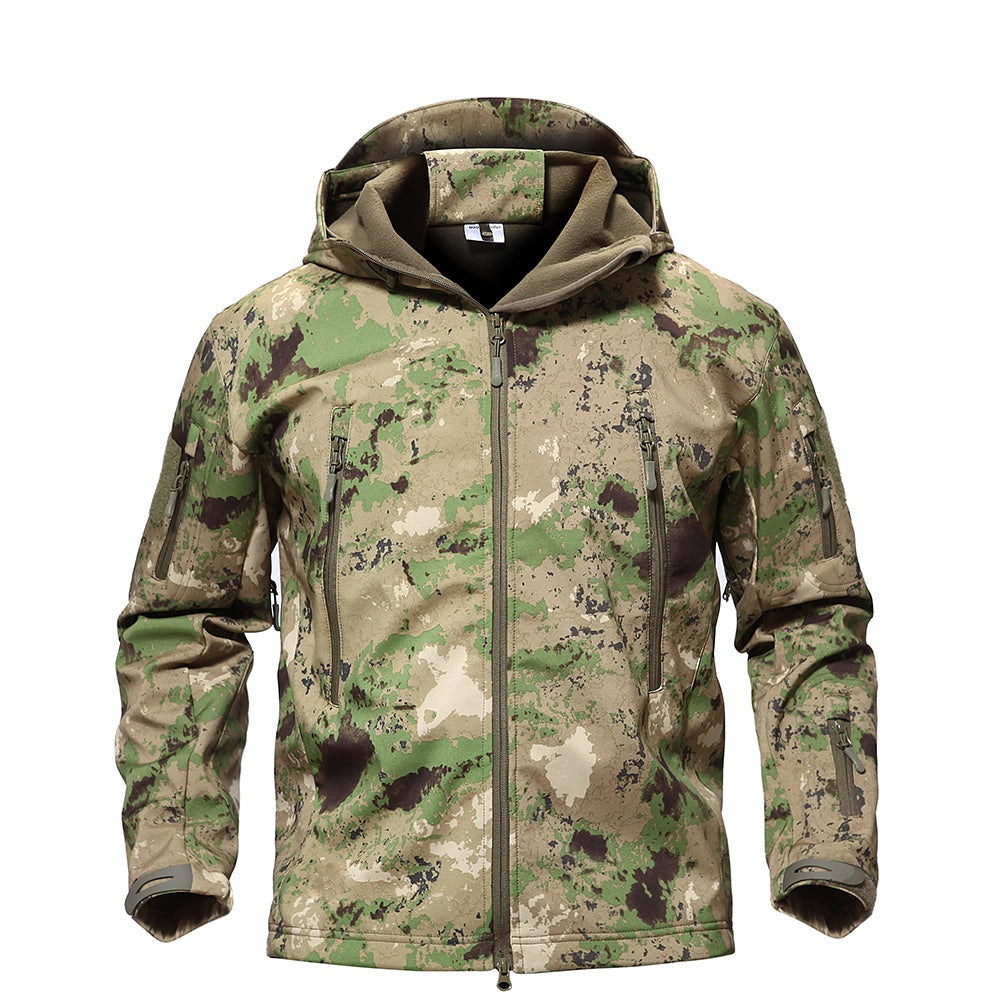 Windbreaker Jacket - Men's Waterproof Tactical Outdoor-Windbreakers-Chaps London-ATACS FG-XS-Chaps London