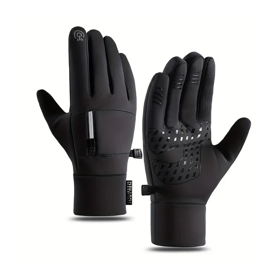 Winter Gloves - Men's Fleece Lined Touchscreen-Men's Gloves-Chaps London-Chaps London