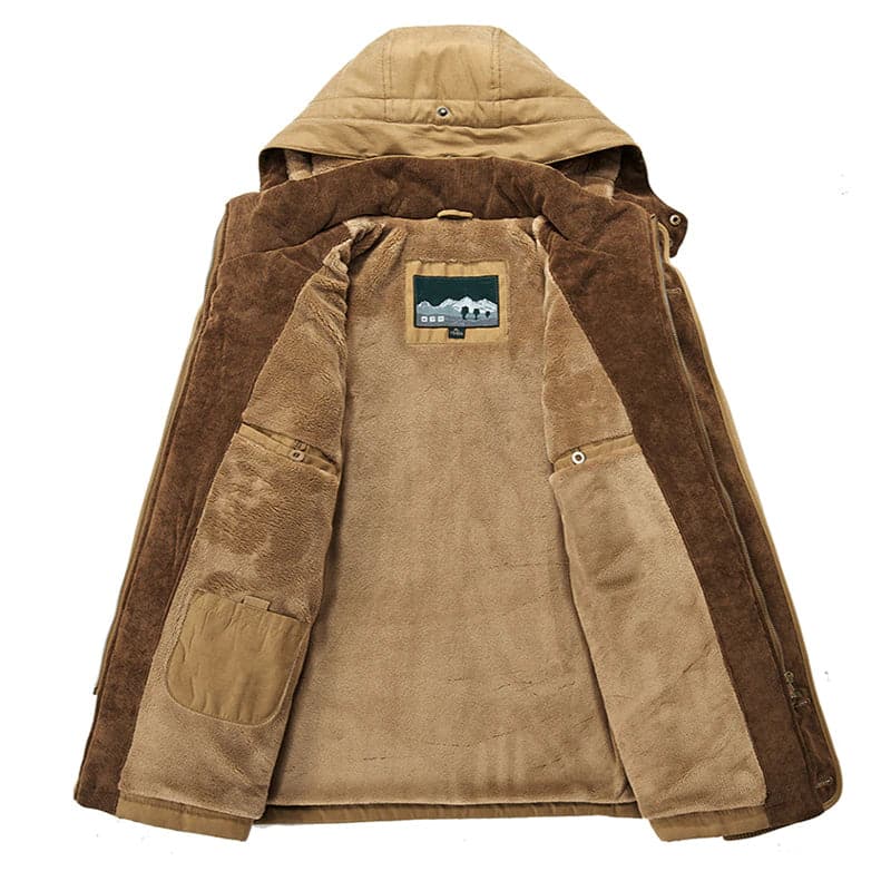 Winter Parka | Hooded | Fleece Lined | Snow Jacket | Male Winter Jackets-Winter Parka Jacket-Chaps London-Chaps London