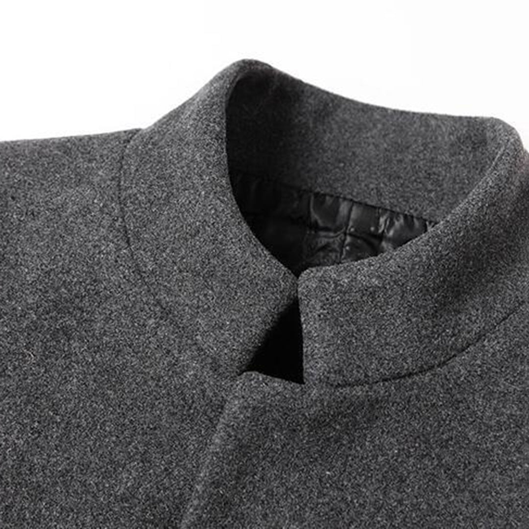 Wool Trench Coat - Single Breasted - Mid Length - Trench Coat - Men's Jackets -Fashion Men Others All-year-Chaps London-Chaps London