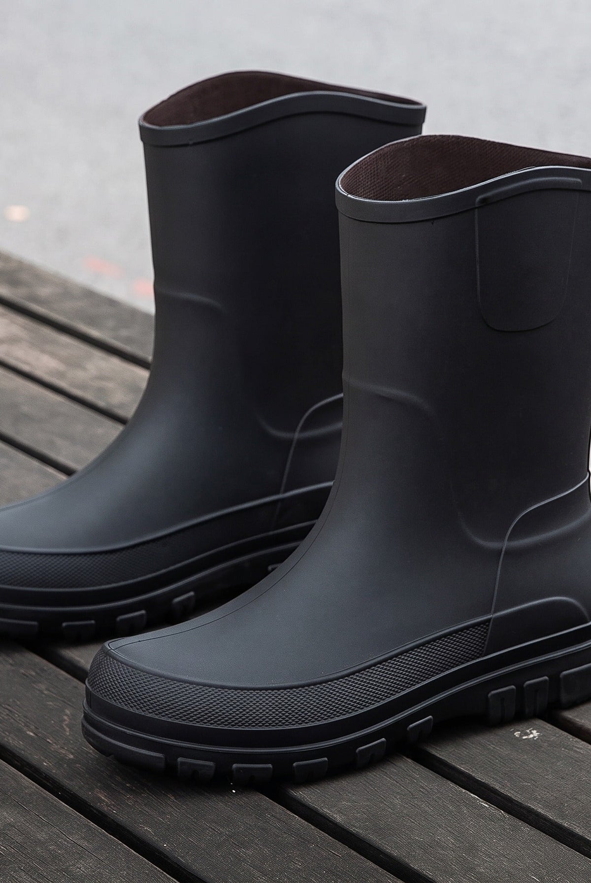 Men's Mid-Calf Wellies | Optional Fleece Cuff | 6 Styles