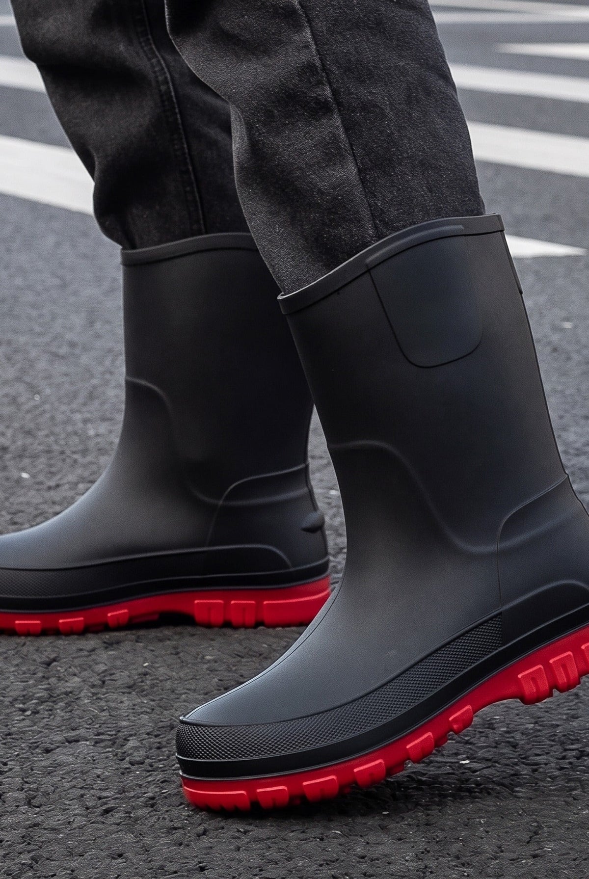 Men's Mid-Calf Wellies | Optional Fleece Cuff | 6 Styles