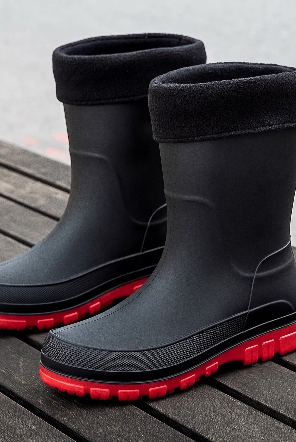 Men's Mid-Calf Wellies | Optional Fleece Cuff | 6 Styles