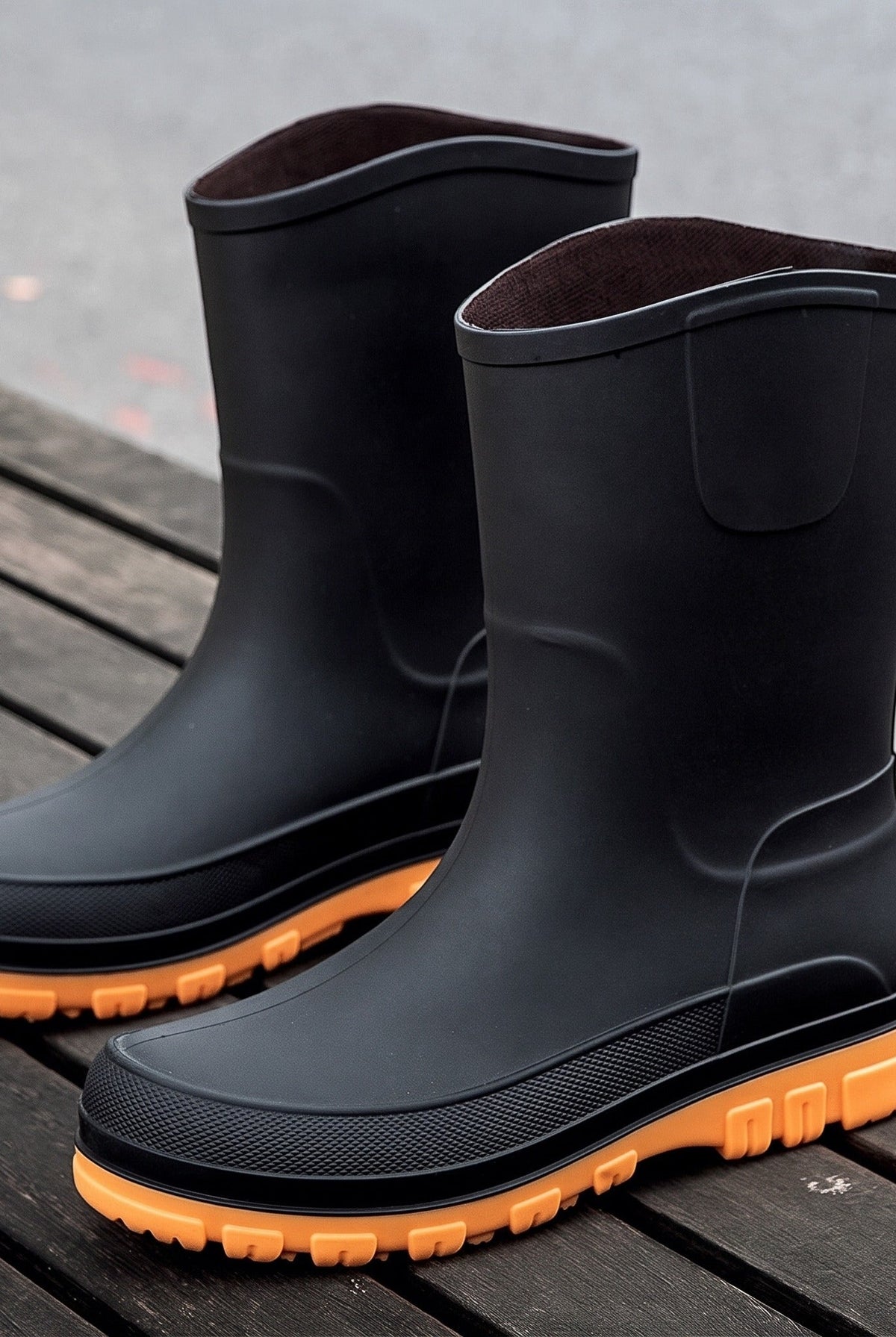 Men's Mid-Calf Wellies | Optional Fleece Cuff | 6 Styles