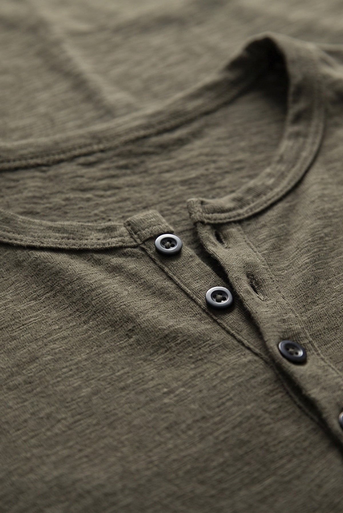 Men's Long Sleeve Henley Top | Button Placket | 5 Colours