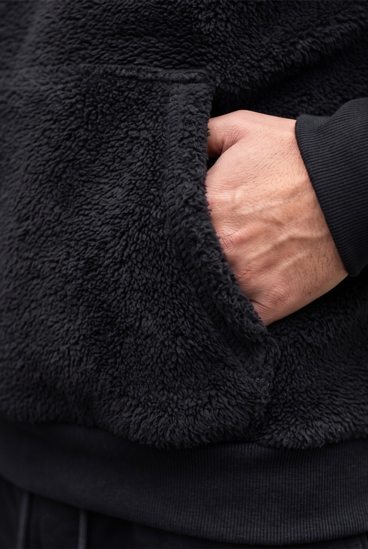 Men's Teddy Fleece Hoodie | Oversized | Kangaroo Pocket | 6 Colours