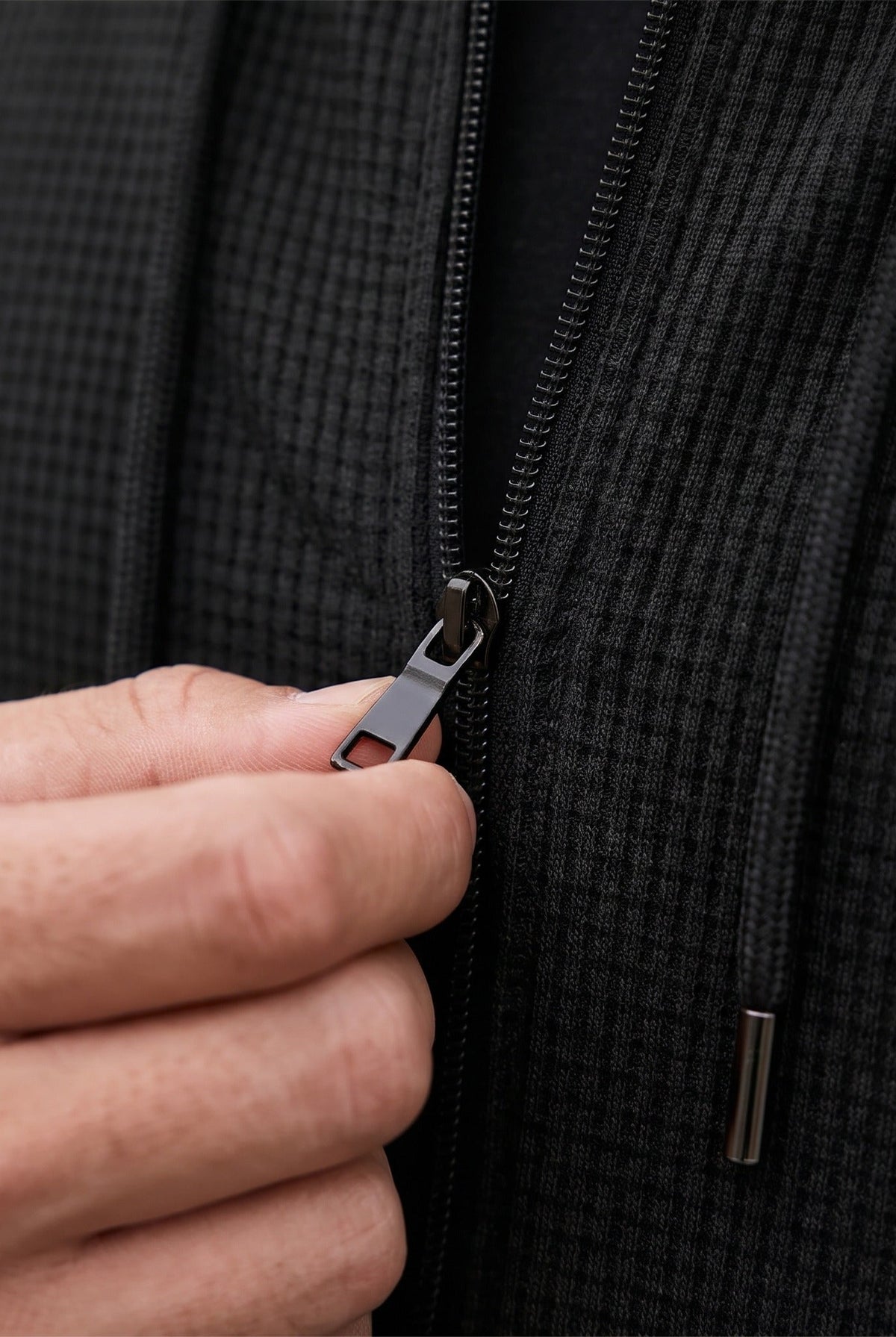 Men's Zip-Through Hoodie | Metal-Tipped Drawcords | 5 Colours