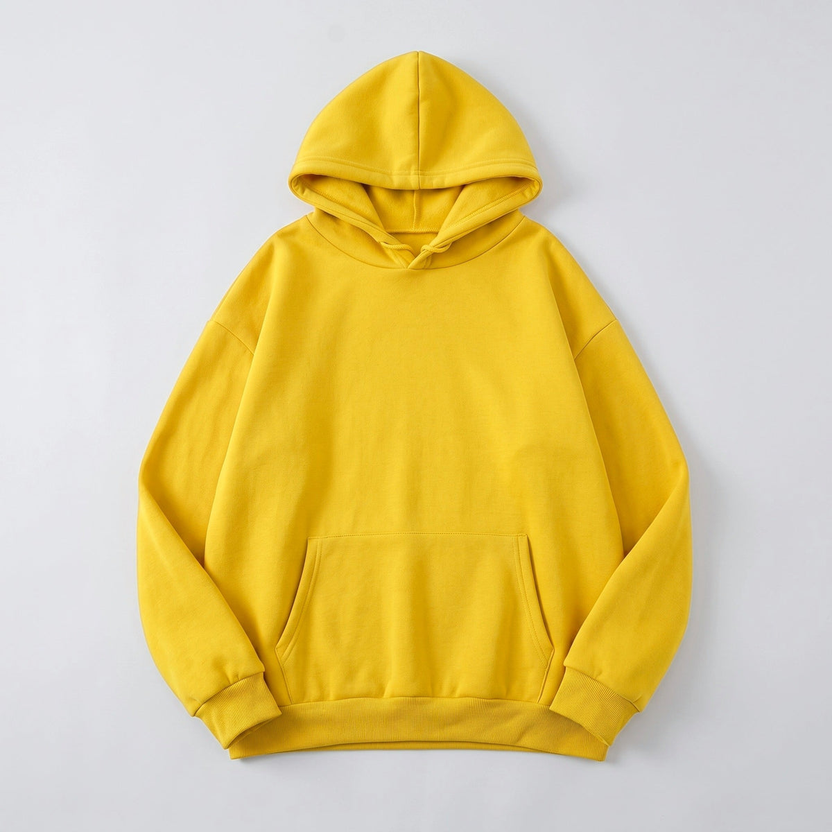 Men's Plain Hoodie | Soft Fleece | Kangaroo Pocket