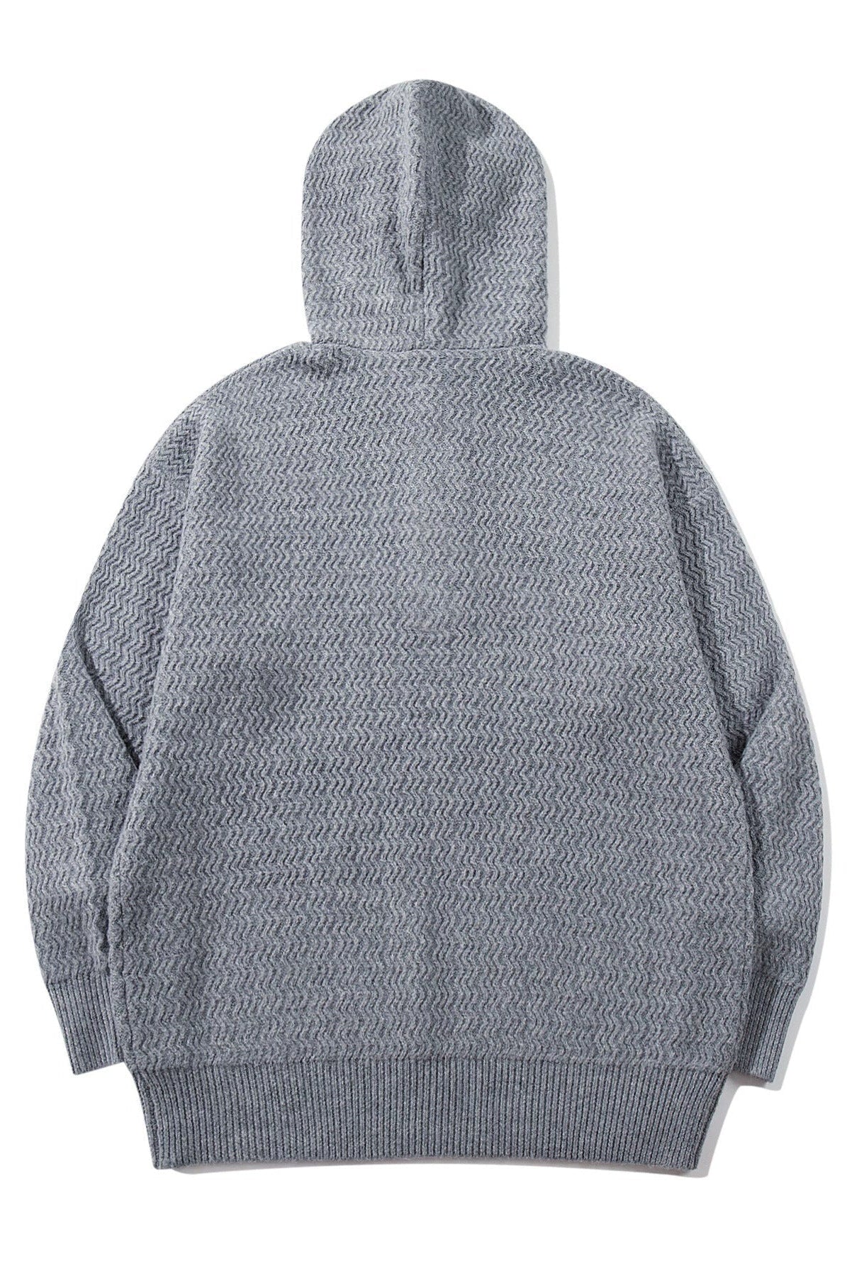 Men's Knitted Henley Hoodie | Textured Knit | 3 Colours