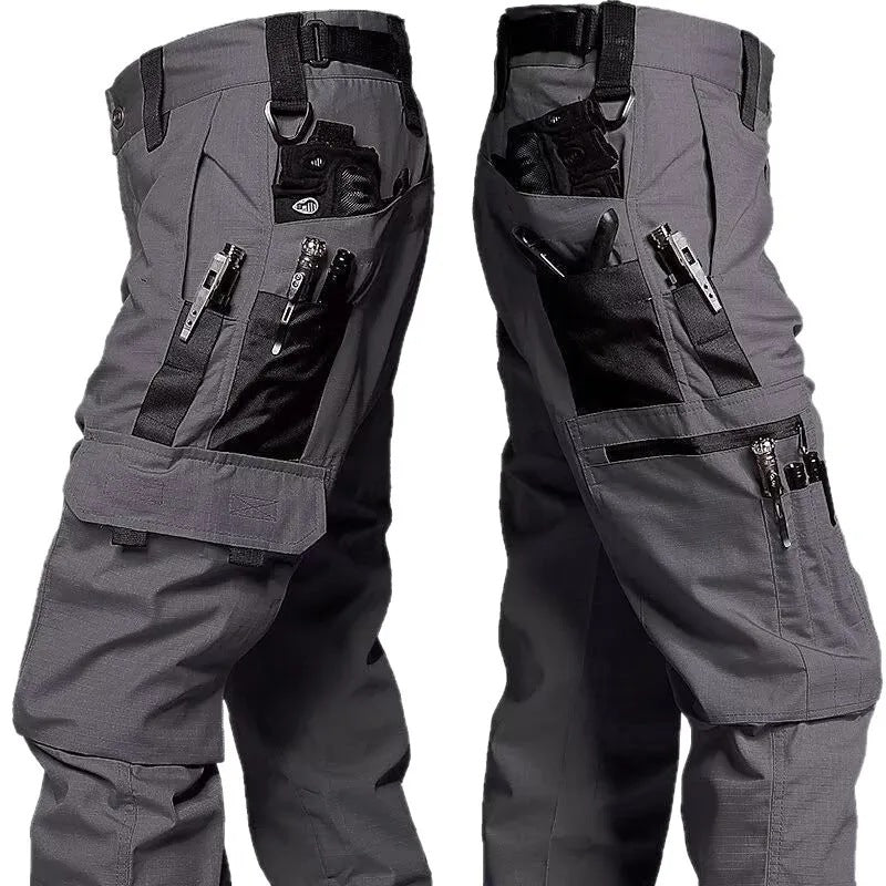 Men's Ripstop Trousers | Tactical | Water-Repellent | Multi-Pocket