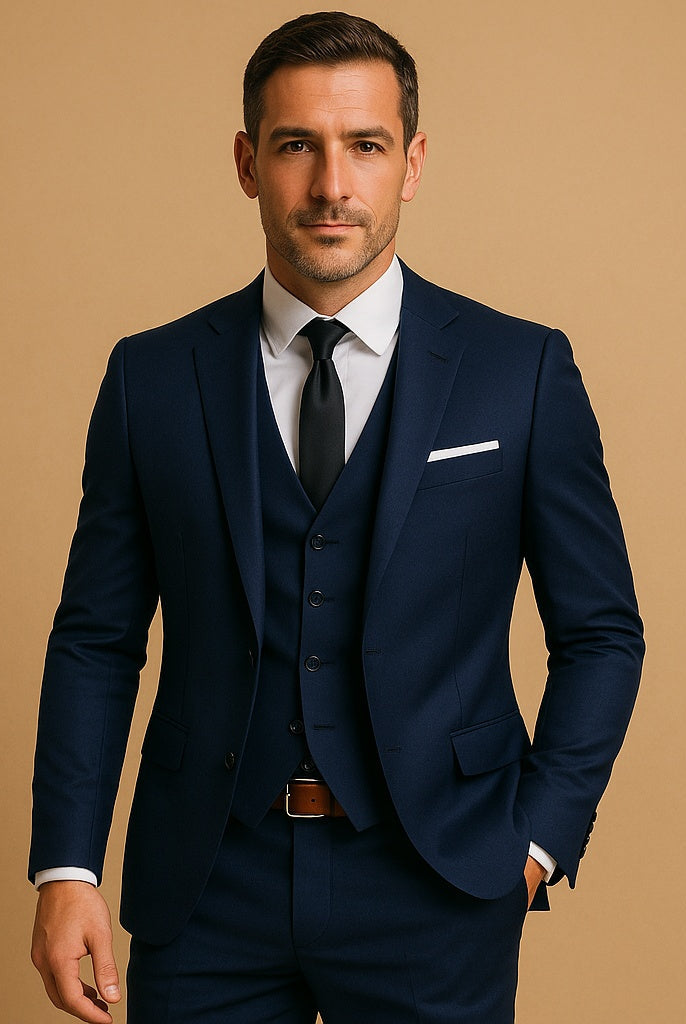 Men's Three Piece Suit | Slim Fit | 4 Colours
