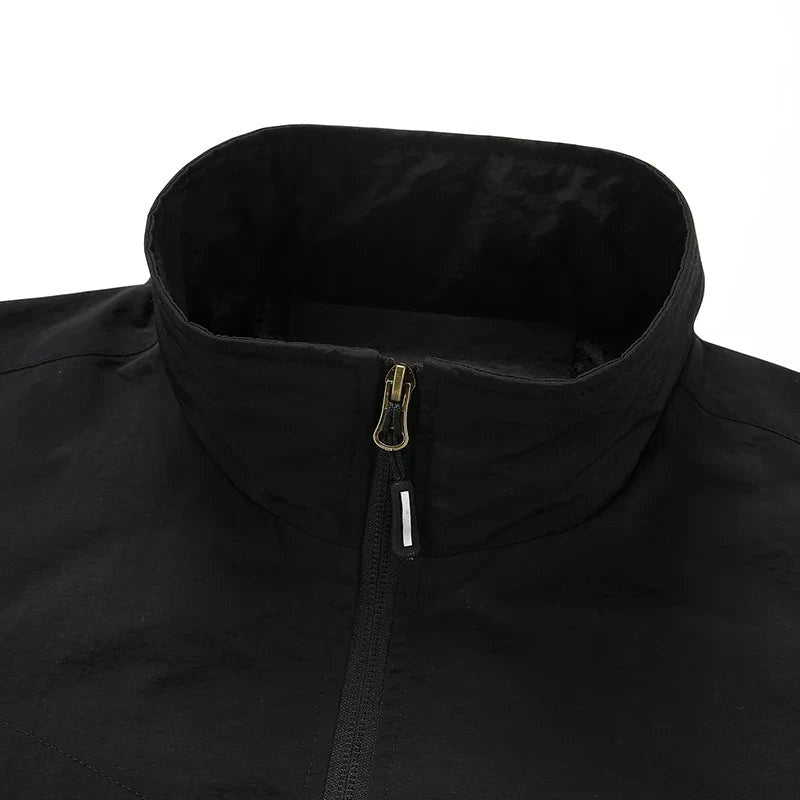 Men's Utility Field Jacket | Stand Collar | Weather Resistant | Sleeve Pocket