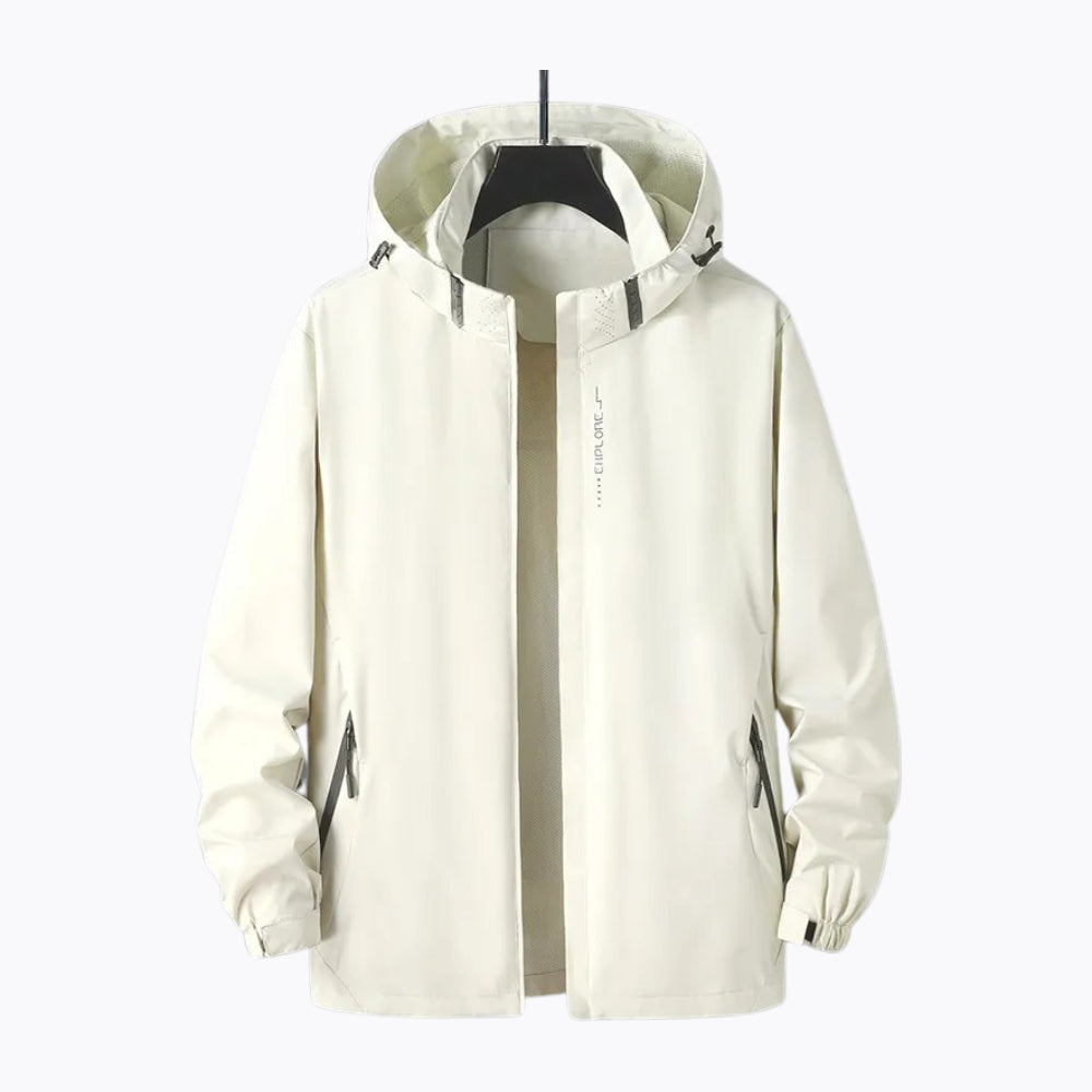 Men's Waterproof Hiking Jacket | Hooded | Windproof | Lightweight