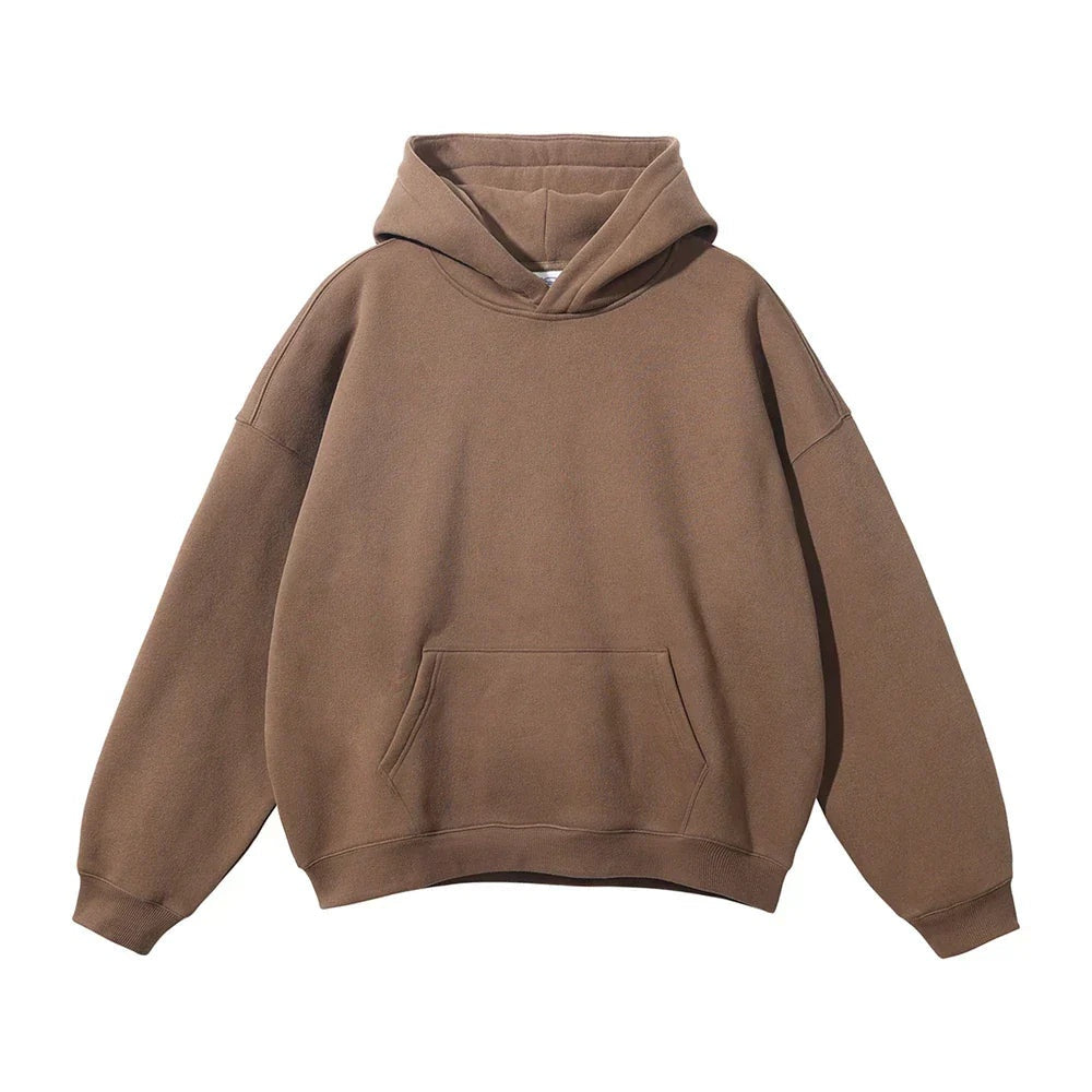 Men's Relaxed Pullover Hoodie | Kangaroo Pocket | 15 Colours