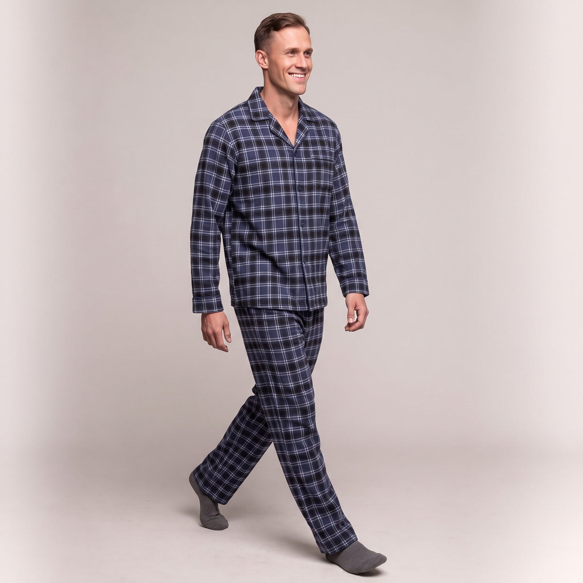 Men's Flannel Pyjama Set | Check | 3 Colours