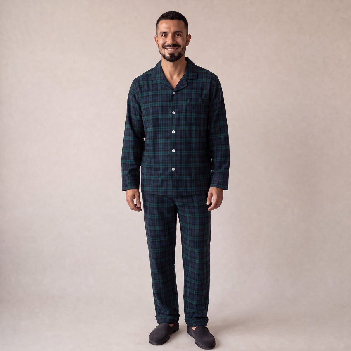 Men's Flannel Pyjamas | Tartan Check | 3 Colours