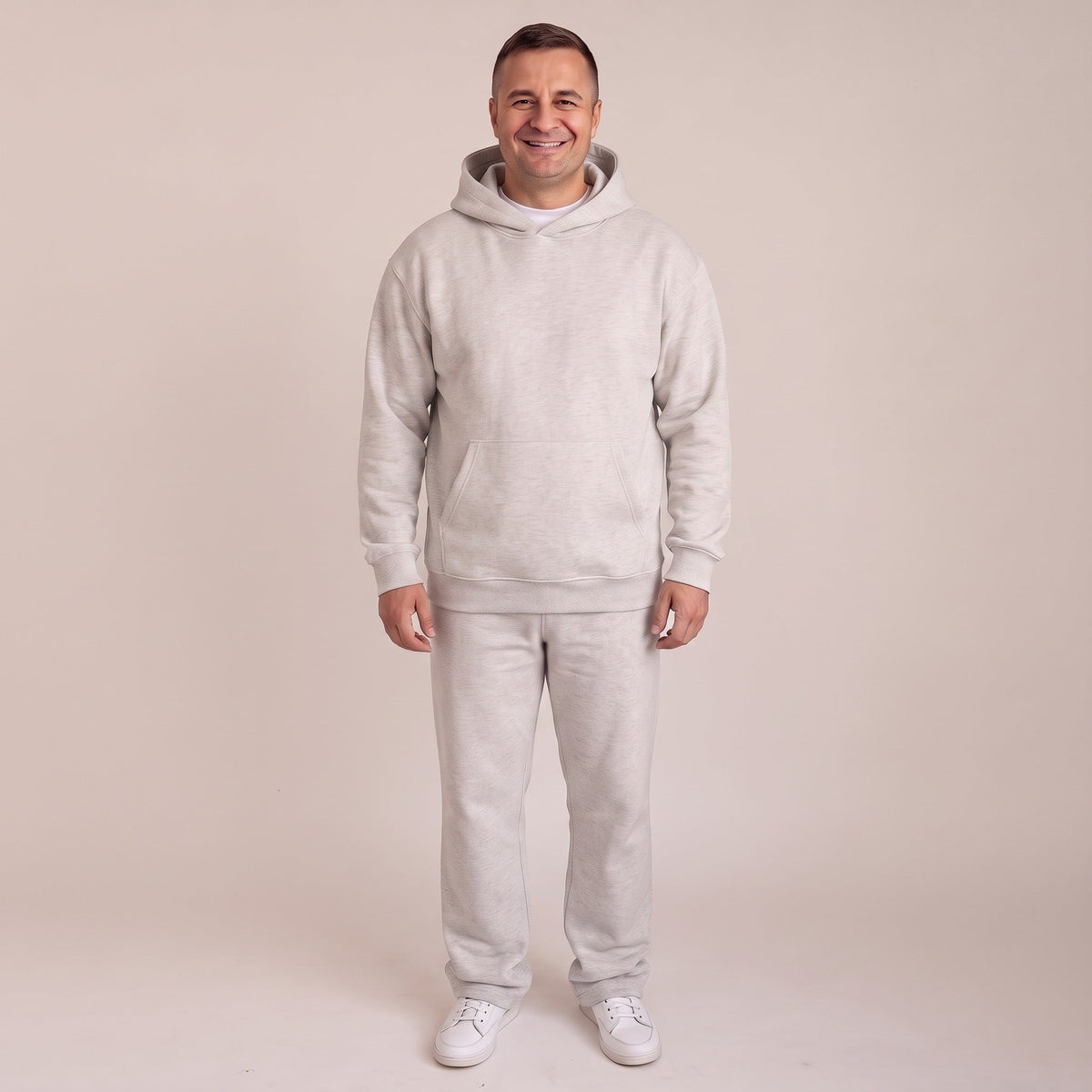 Men's Open Hem Tracksuit | Relaxed Hoodie and Joggers | 3 Colours