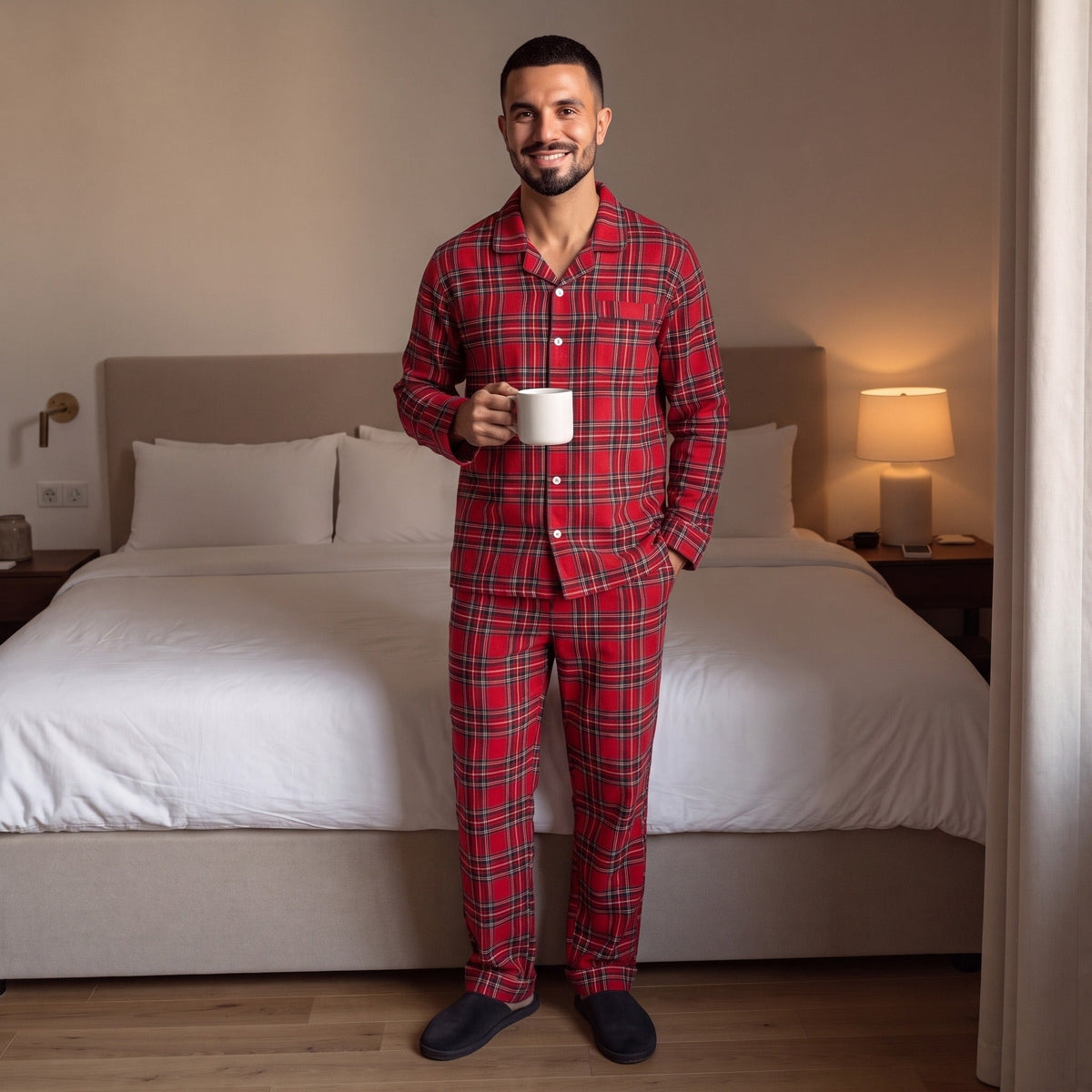 Men's Flannel Pyjamas | Tartan Check | 3 Colours