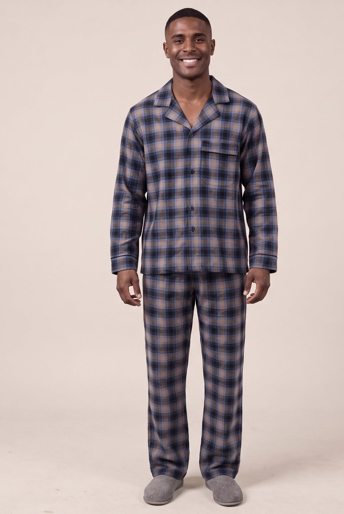 Men's Classic Check Pyjamas | Flannel | 2 Colours