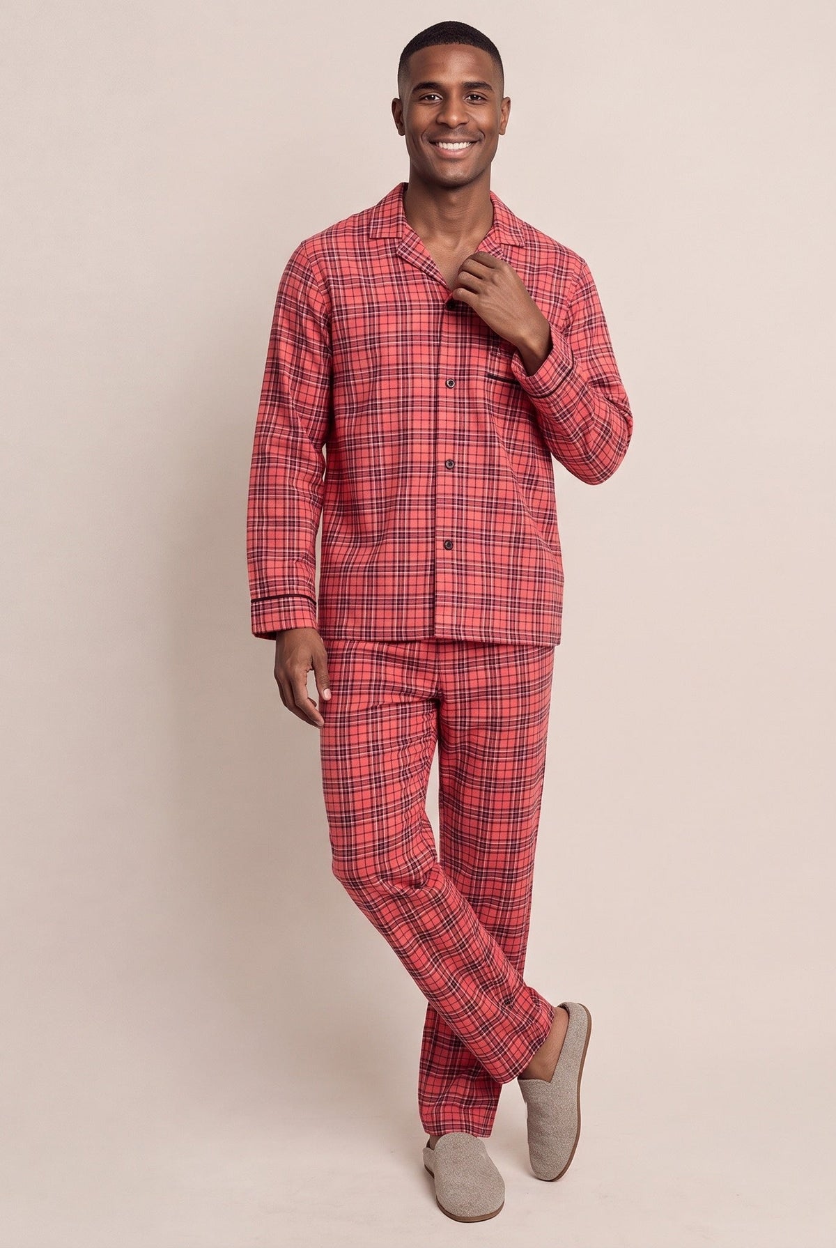 Men's Classic Check Pyjamas | Flannel | 2 Colours