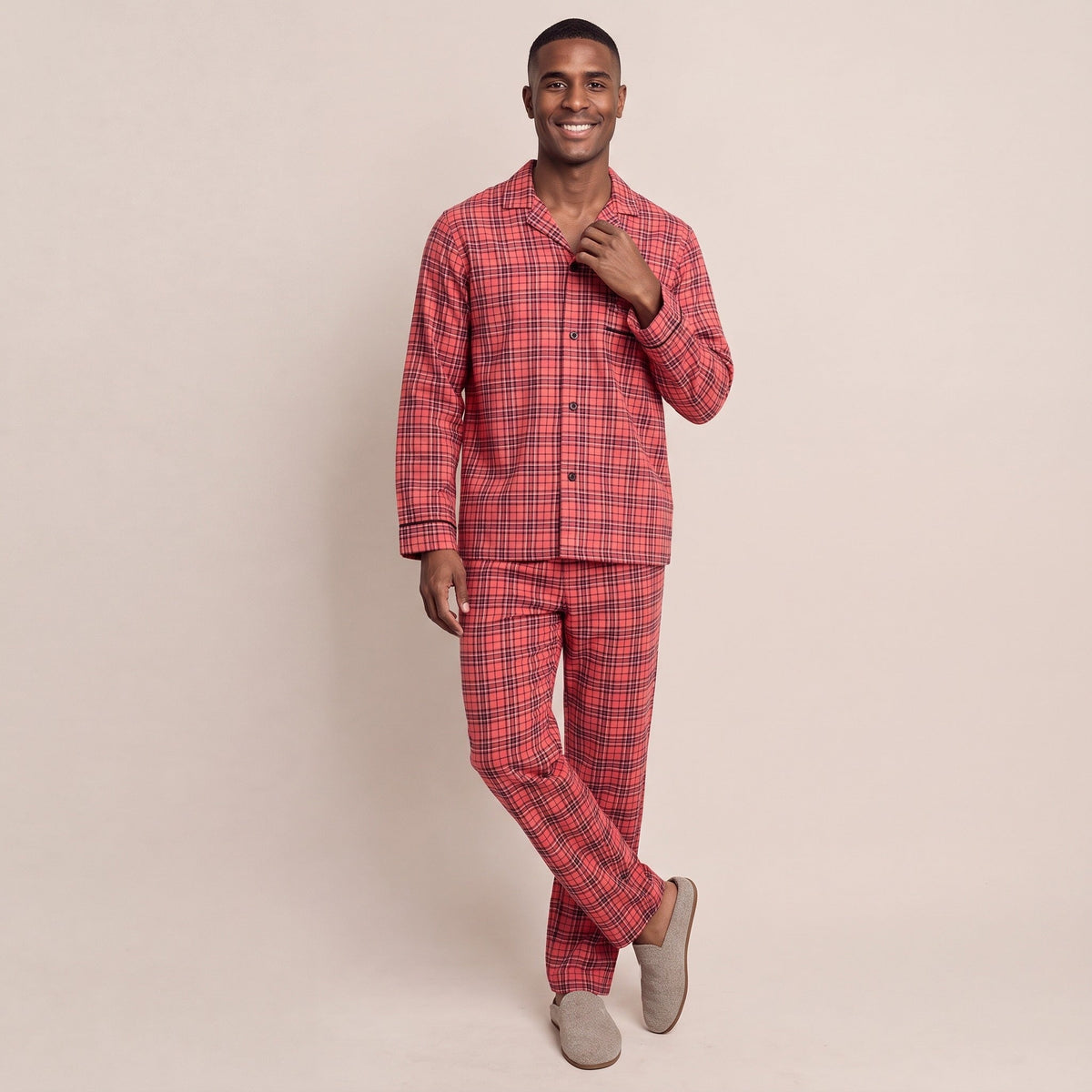 Men's Classic Check Pyjamas | Flannel | 2 Colours