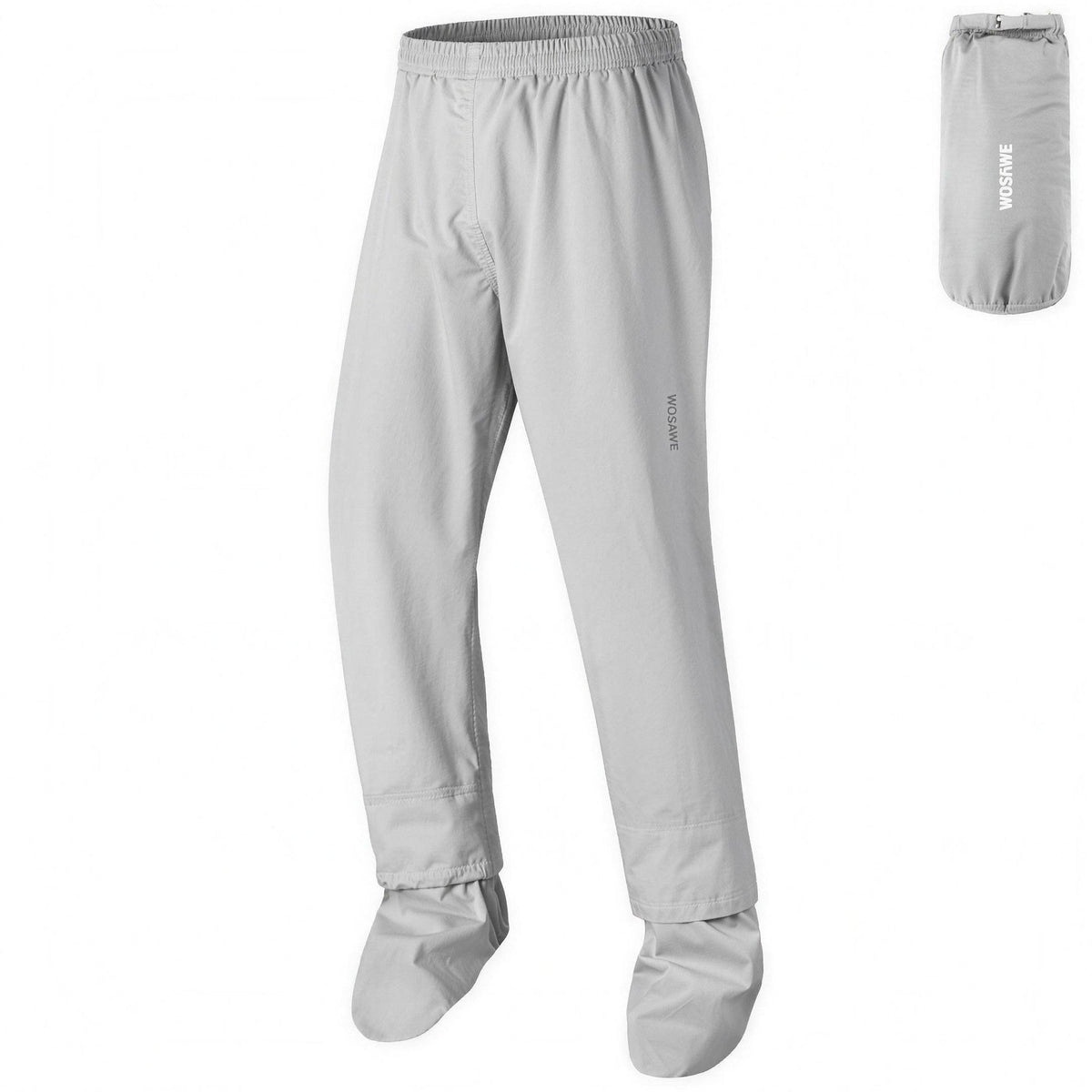 Men's Rain Over Trousers | Built-In Shoe Covers | Packable