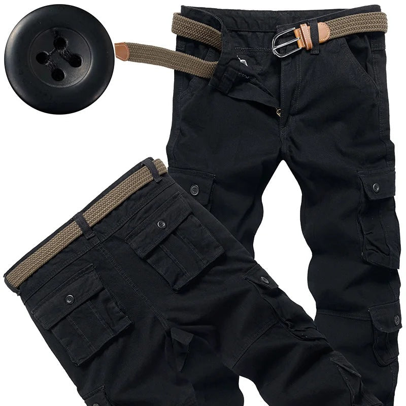 Men's Utility Trousers | Cotton | 8 Pockets | Loose Fit