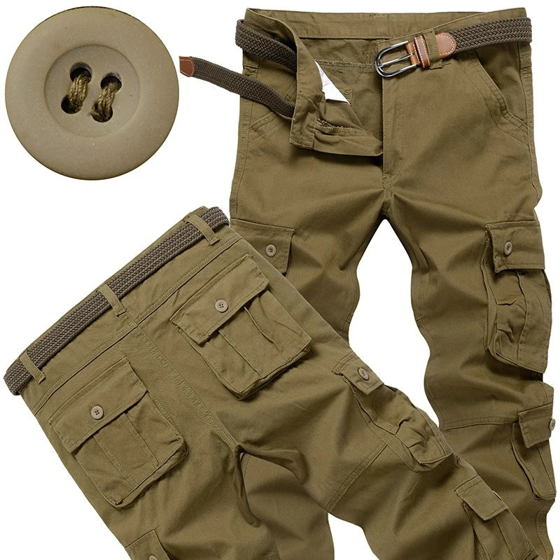 Men's Utility Trousers | Cotton | 8 Pockets | Loose Fit