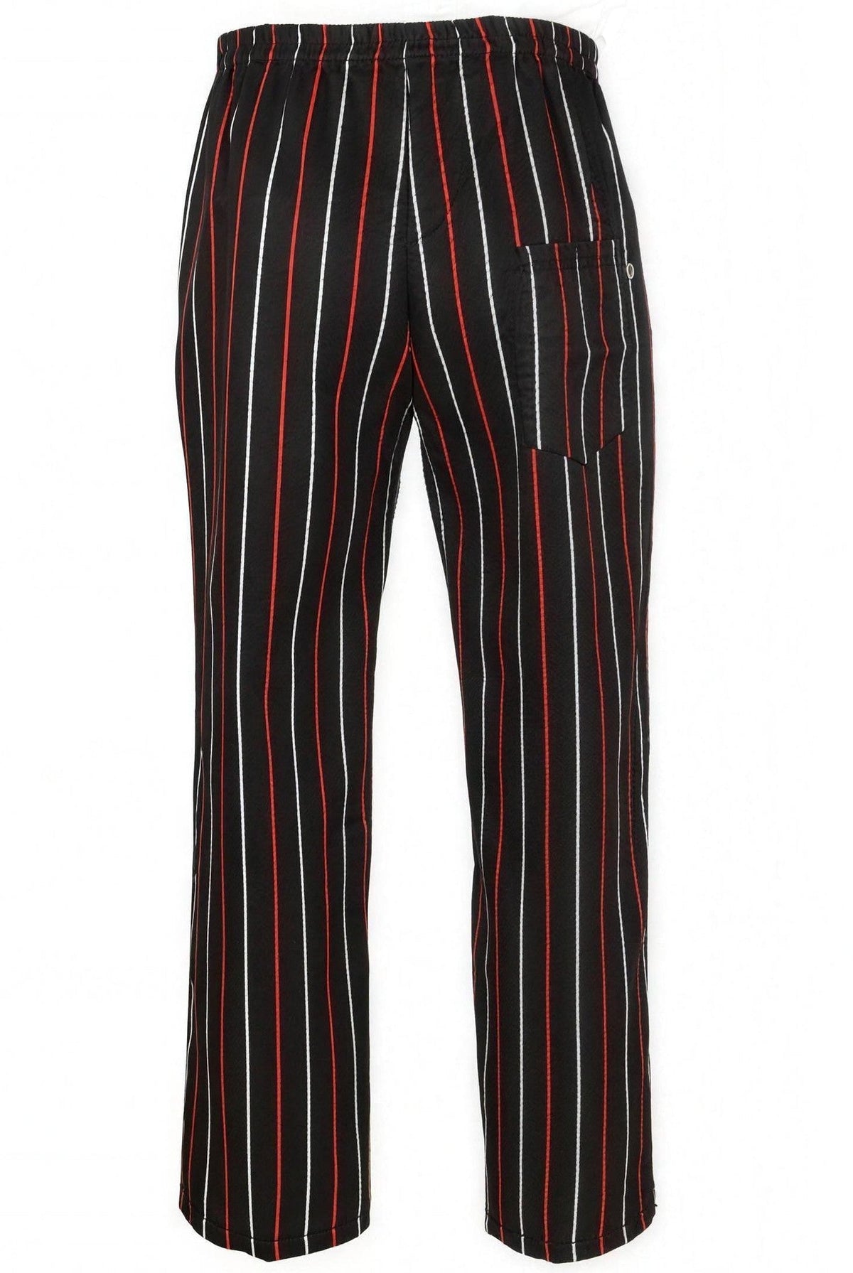 Men's Chef Trousers | Elasticated Waist | Side Pockets | Cotton Blend