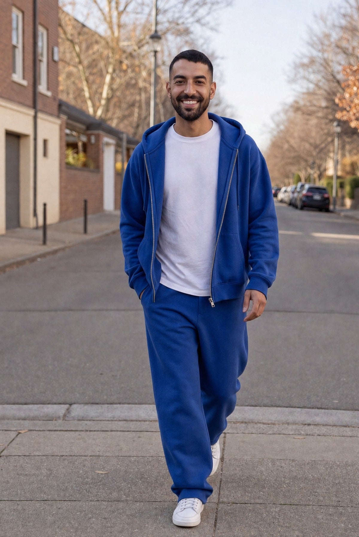 Men's Oversized Zip Hoodie and Joggers Set | 5 Colours