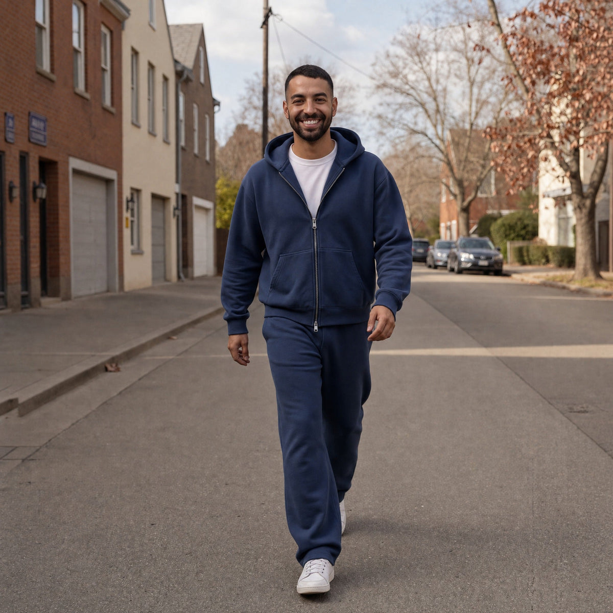 Men's Oversized Zip Hoodie and Joggers Set | 5 Colours