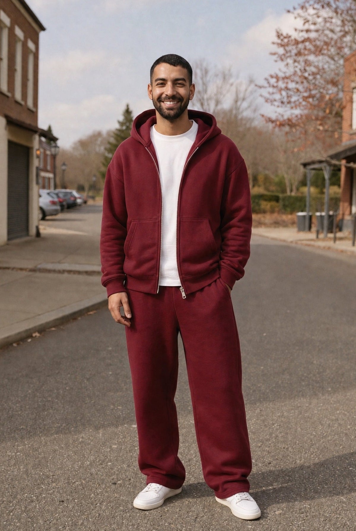 Men's Oversized Zip Hoodie and Joggers Set | 5 Colours