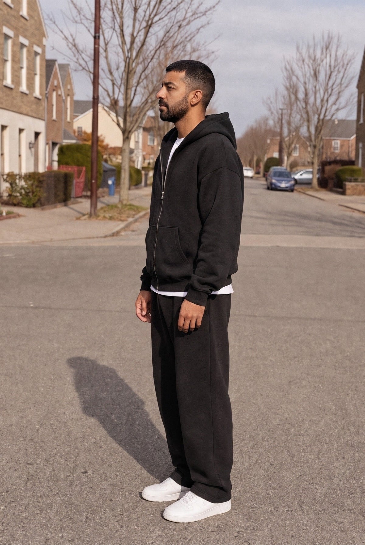 Men's Oversized Zip Hoodie and Joggers Set | 5 Colours