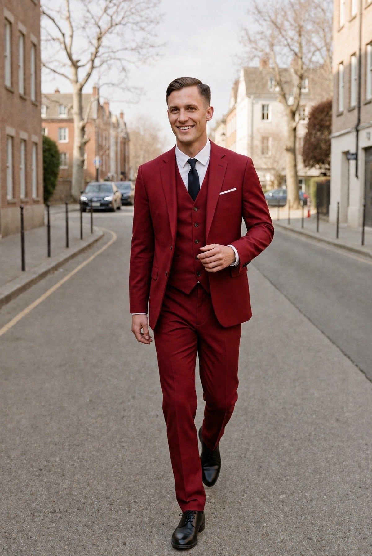 Men's Three Piece Suit | Slim Fit | 4 Colours