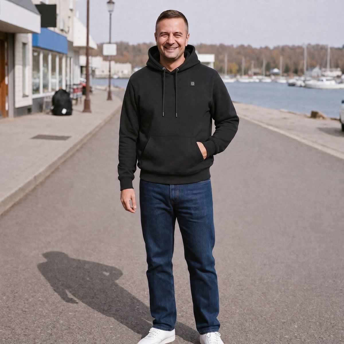 Men's Heated Hoodie | Three Heat Settings | USB | 2 Colours