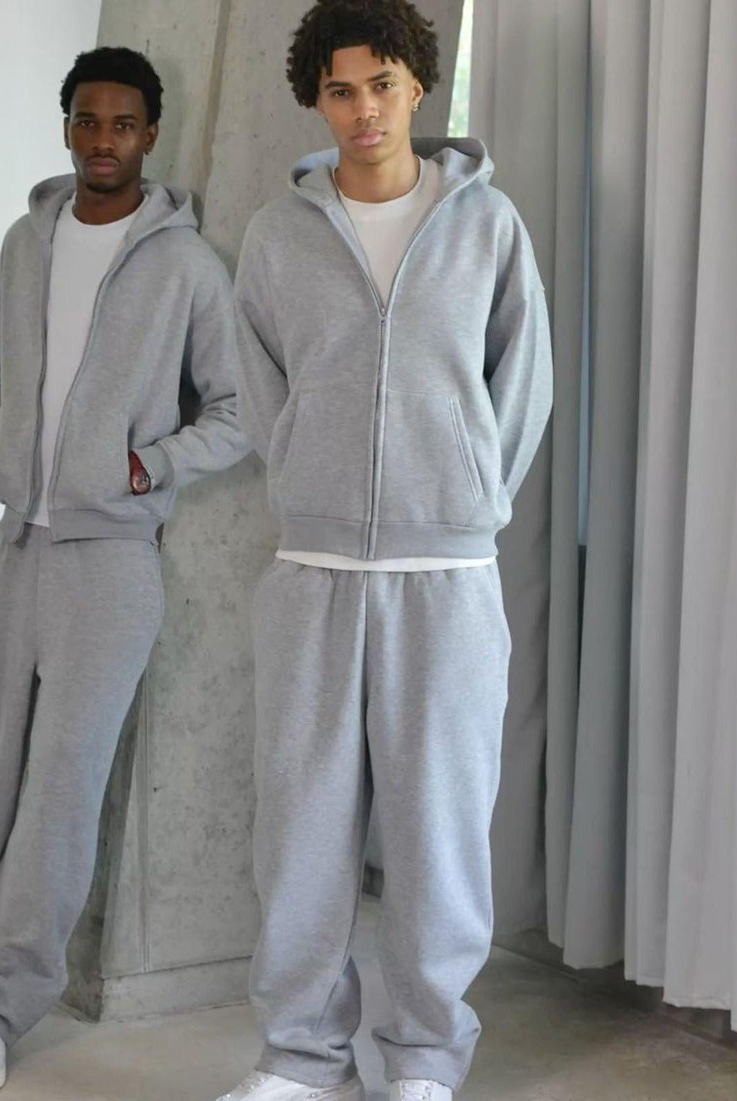 Men's Oversized Zip Hoodie and Joggers Set | 5 Colours