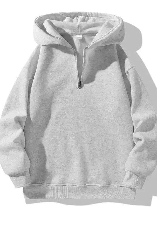 Men's Brushed Half-Zip Hoodie | 3 Colours