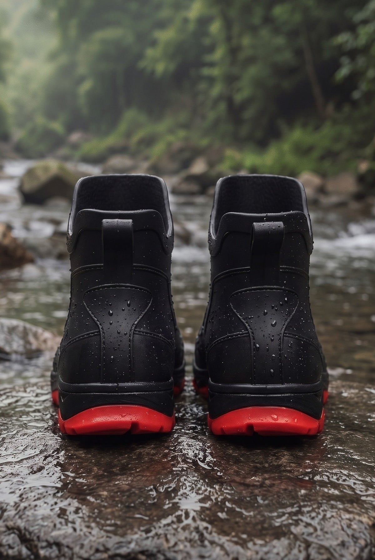 Men's Short Rain Boots | Treaded Sole | 3 Colours