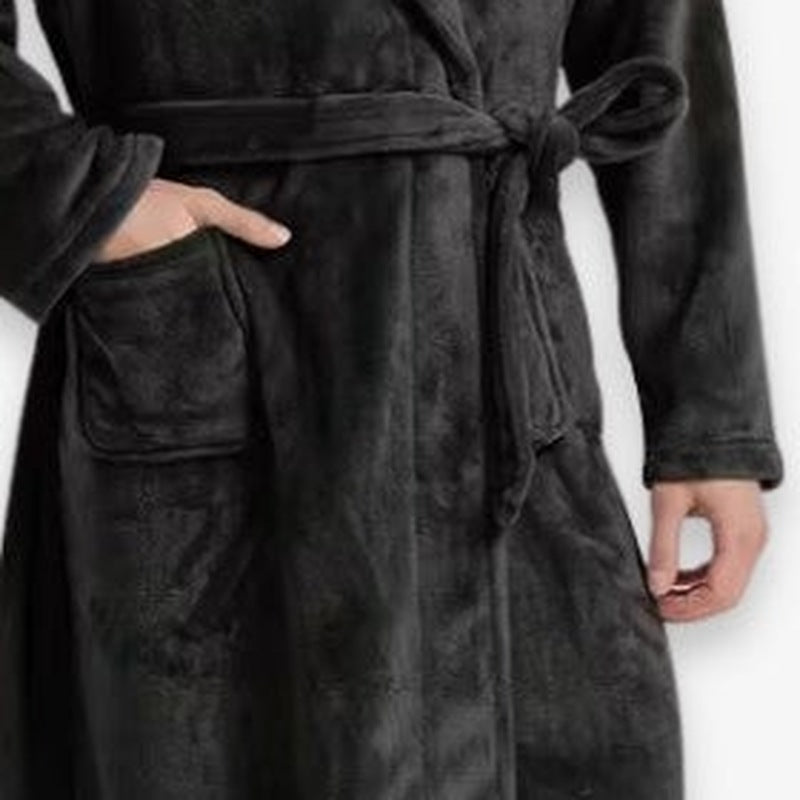 Men's Plush Fleece Dressing Gown | 7 Colours