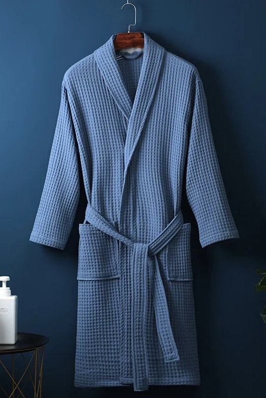 Men's Waffle Dressing Gown | Shawl Collar | 5 Colours