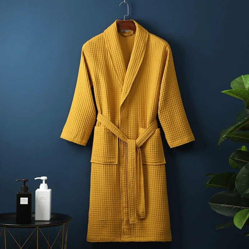 Men's Waffle Dressing Gown | Shawl Collar | 5 Colours
