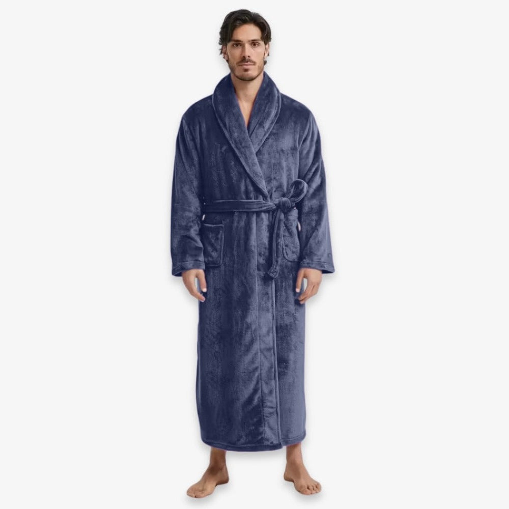 Men's Plush Fleece Dressing Gown | 7 Colours