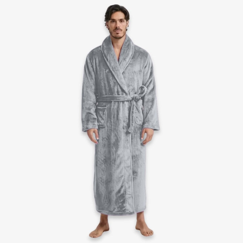 Men's Plush Fleece Dressing Gown | 7 Colours
