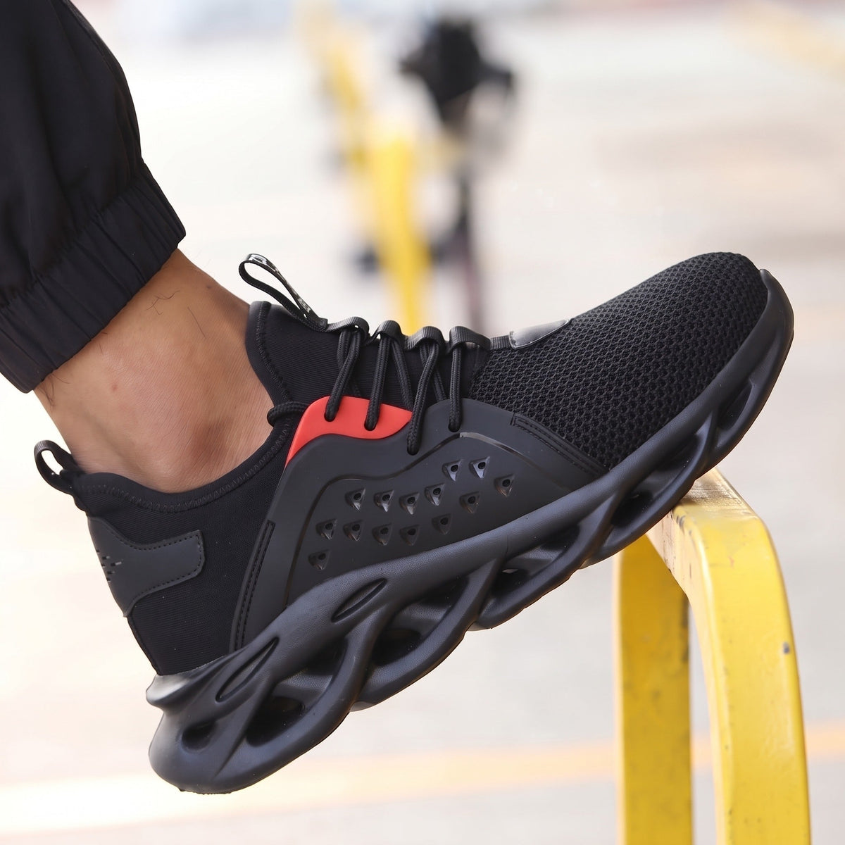 Men's Steel Toe Work Trainers | Anti-Puncture | Breathable Mesh