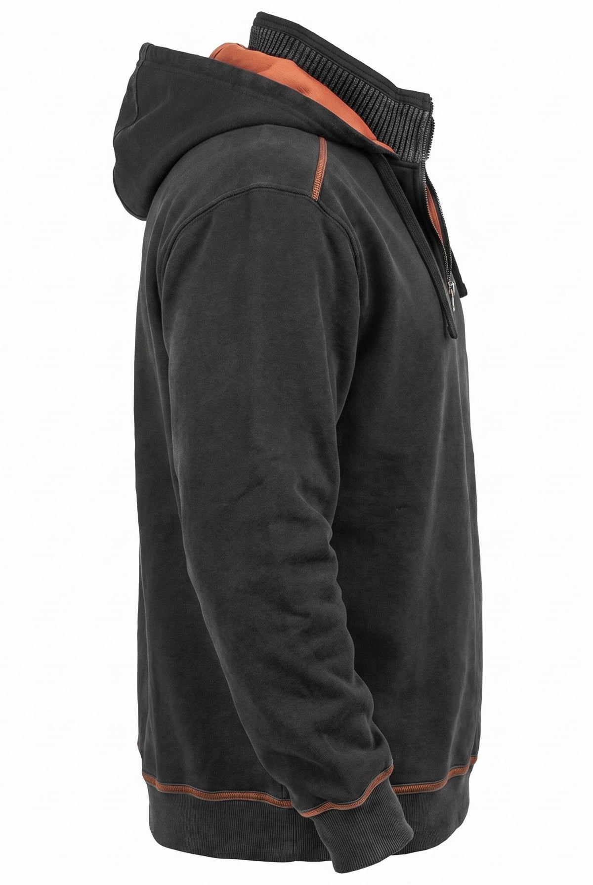 Men's Half-Zip Hoodie with Contrast Piping | 4 Colours