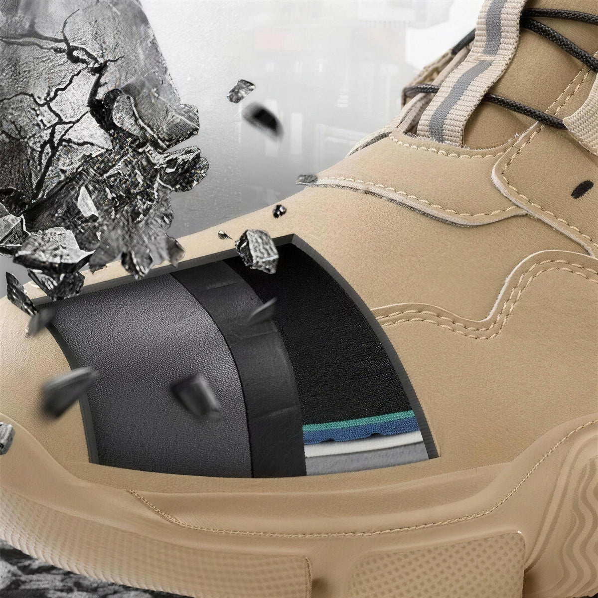 Men's Work Boots | Steel Toe | Dial Lacing | Ankle High