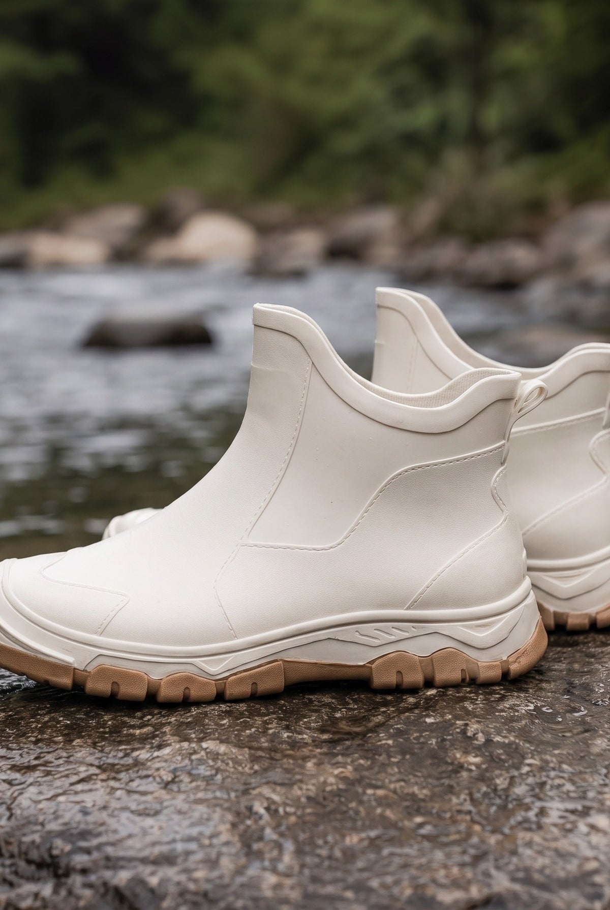 Men's Short Rain Boots | Treaded Sole | 3 Colours