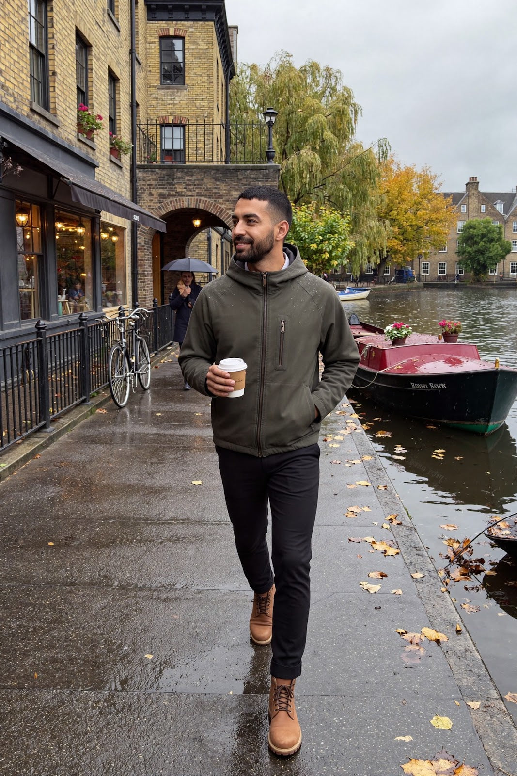 Rain jacket: one shell, three layers and a finished outfit