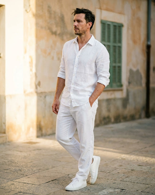 White Clothing in Summer: Transparency, Sweat and Care